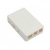 BOITIER POUR RASPBERRY PI B - BLANC - POUR RASPBERRY PIB . 2B et 3B