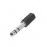 FEMELLE 3.5 mm STEREO JACK a MALE 6.35 mm STEREO JACK