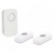 SONNETTE SANS FIL A PILES - 2 BOUTONS
