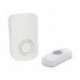 SONNETTE SANS FIL ENFICHABLE - 1 BOUTON