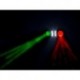 EFFET LED - 2 FAISCEAUX LUMINEUX COLORES AVEC STROBOSCOPE - 54 x LEDs RGB