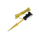  STANLEY - BLOC MULTIPRISE "GROUND SPIKE" - 2 PRISES - AVEC CLAPETS ET PIQUET 