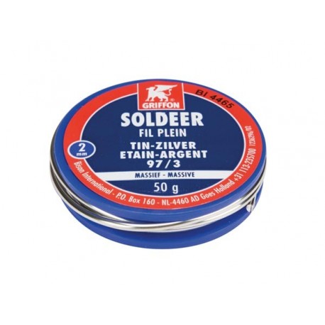 griffon - soudure etain/argent - 50 g - 2 mm 