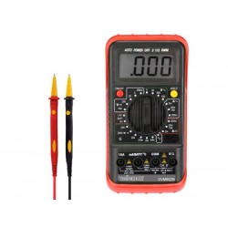 multimetre numerique - 24 plages / cat ii 700 v - cat iii 600 v / fonction memoire / extinction automatique / temperature / 1...