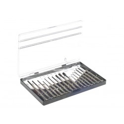  jeu de 16 tournevis metalliques de precision 