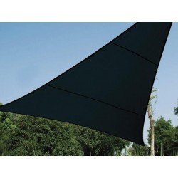  voile solaire permeable - triangle - 3.6 x 3.6 x 3.6 m - couleur: anthracite 