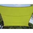  VOILE SOLAIRE - RECTANGULAIRE - 4 x 3 m - COULEUR: VERT LIME 