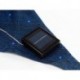  voile solaire led - ciel etoile - triangulaire - 3.6 x 3.6 x 3.6 m - bleu fonce 
