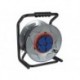  enrouleur neoprene avec systeme "anti-twist" - 40 m - 3g2.5 - 4 prises - terre francaise 