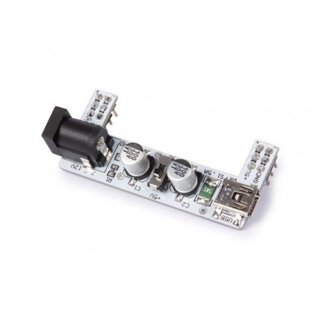  module d'alimentation pour breadboard - 2 canaux - 3.3 v / 5 v wpm424