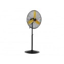  VENTILATEUR SUR PIED - ACIER - Ø 76 cm - NOIR/JAUNE 