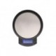  mini balance de precision numerique - rond - 500 g / 0.1 g - avec ecran lcd retractable  
