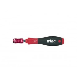  wiha tournevis avec porte-embout verrouillable mecaniquement 1/4" (25874) 146 mm 