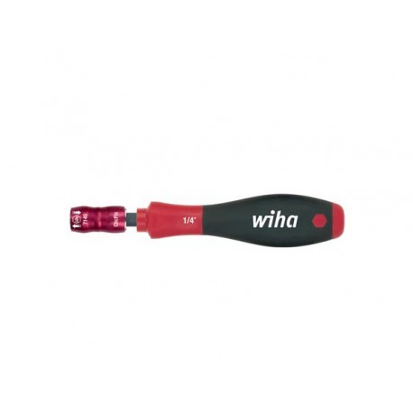  wiha tournevis avec porte-embout verrouillable mecaniquement 1/4" (25874) 146 mm 