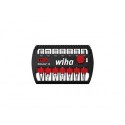  Wiha Jeu d'embouts BitBuddy® embout TY de 49 mm Phillips, Pozidriv, TORX® 7 pcs 1/4" dans un coffret (42116) 