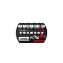  Wiha Jeu d'embouts BitBuddy® embout TY de 29 mm Phillips, Pozidriv, TORX® 8 pcs 1/4" (42139) 