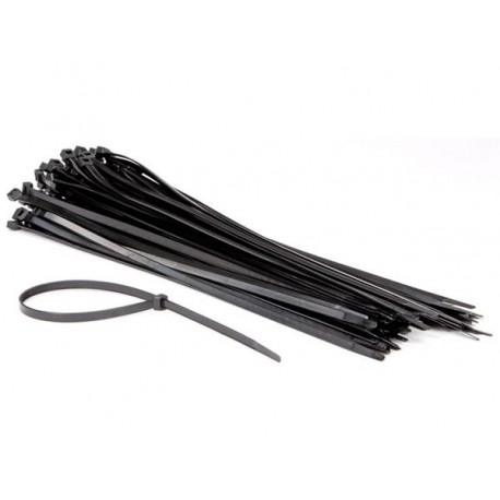 jeu de serre-cables en nylon - 8.8 x 500 mm - noir (100 pcs) 