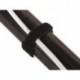  colliers de serrage a fermeture auto-agrippante - noir - 12.5 x 300 mm (10 pcs) 