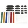  JEU DE COLLIERS POUR CÂBLAGE - 31 pcs 
