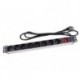  bloc multiprise - 8 prises - terre francaise - pour rack 19" 