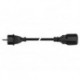  rallonge en caoutchouc avec gaine retractile - 3g1.5 - 1.5 m - terre francaise 